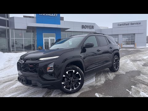 2026 Chevrolet Equinox AWD RS in Black for sale at Boyer Chevrolet Lindsay Ltd. in Lindsay, ON