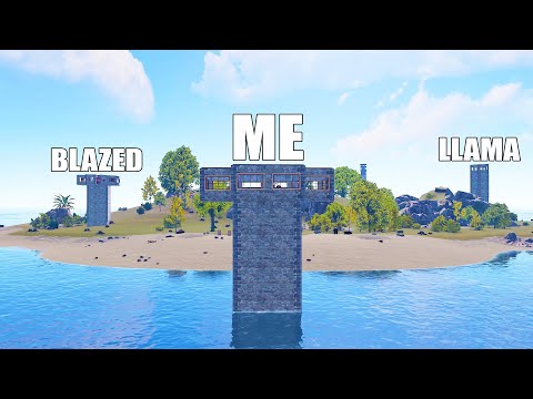 i played rust on an island against blazed and luckyllama...