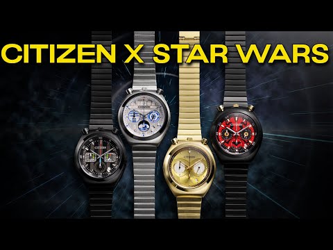 CITIZEN Announce 4 new Tsuno Chronograph Models Inspired by the Star Wars Universe for May The 4th
