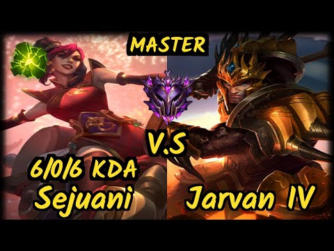 ROG Nji (SEJUANI) vs JARVAN IV - 6/0/6 KDA JUNGLE GAMEPLAY - EUW Ranked MASTER