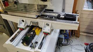 Epoxy granite cnc mill walk around