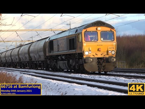 66716 at Bamfurlong - 04th January 2021