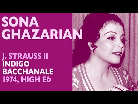 Sona Ghazarian - J. Strauss II: INDIGO UND DIE 40 RAÜBER, Bacchanale waltz, 1974 High E-flat
