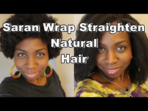 How to Saran Wrap Roller Set to Straighten Natural Hair : 8 Steps (with  Pictures) - Instructables