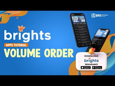 BRIGHTS : Volume Order