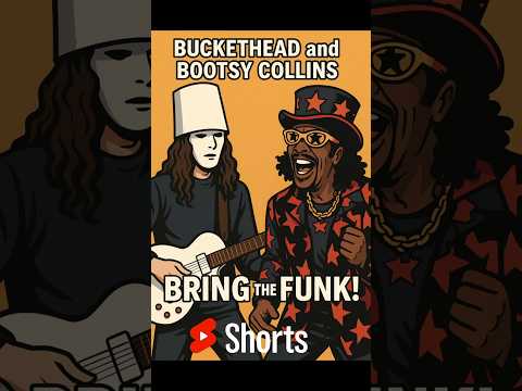 Buckethead and Bootsy Collins BRING THE FUNK! 🤩 #buckethead #shorts #guitar