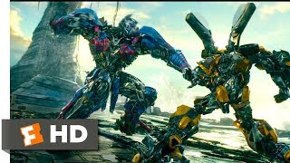 Transformers: The Last Knight (2017) - Bumblebee vs Nemesis Prime Scene (7/10) | Movieclips