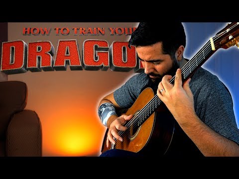 HOW TO TRAIN YOUR DRAGON Main Theme (This Is Berk) - Classical Guitar Cover