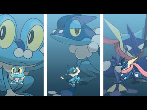 Froakie to Greninga Evolution