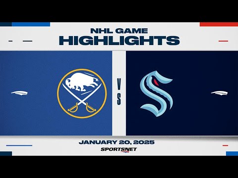 NHL Highlights | Sabres vs. Kraken - January 20, 2025