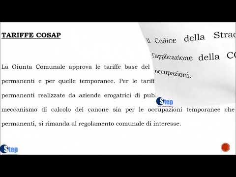 Informazioni COSAP