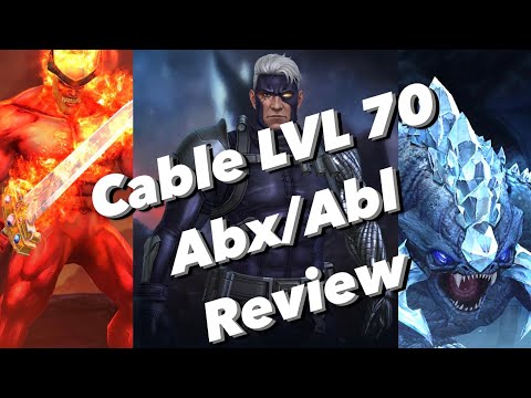 Cable T3 Lvl 70 ABX & ABL Review (200 Proc Obelisk) - Marvel Future Fight