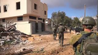 חיסול ומעצר של עשרות מחבלים במחסה בשכונת העסבן הקטנה; תיעוד מלחימת צוות הקרב של חטיבה 646 בחאן יונס.