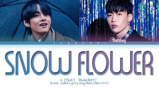Download lagu BTS V 'Snow Flower' Lyrics (feat. Peakboy) (방탄소년단 뷔 Snow Flower 가사) (Color Coded Lyrics) mp3