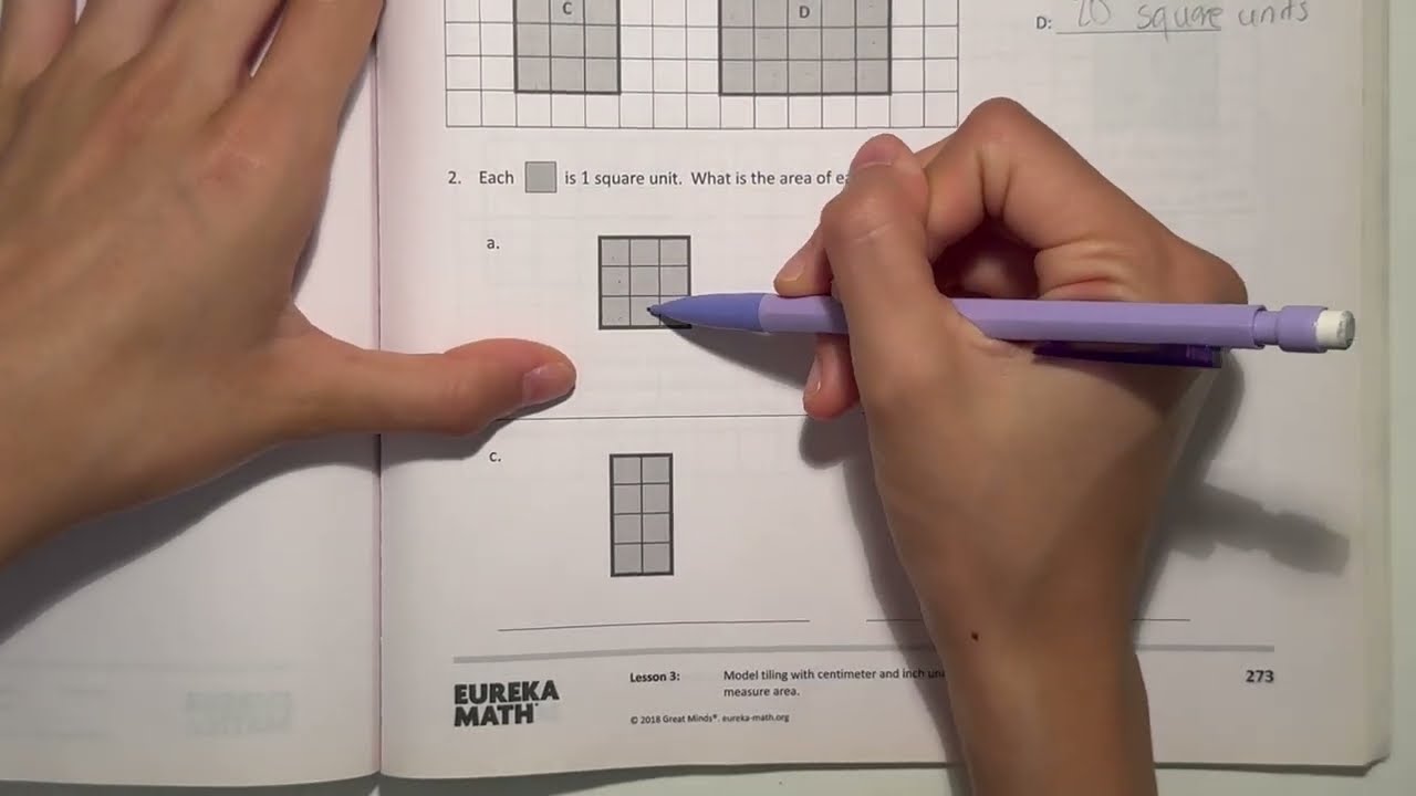 Eureka Math Grade 3 Module 4 Lesson 3 Homework | #mathwithaubrey #answers