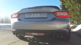 Video: FOX Edelstahl Duplex Sportauspuffanlage ab Kat Fiat 124 Spider