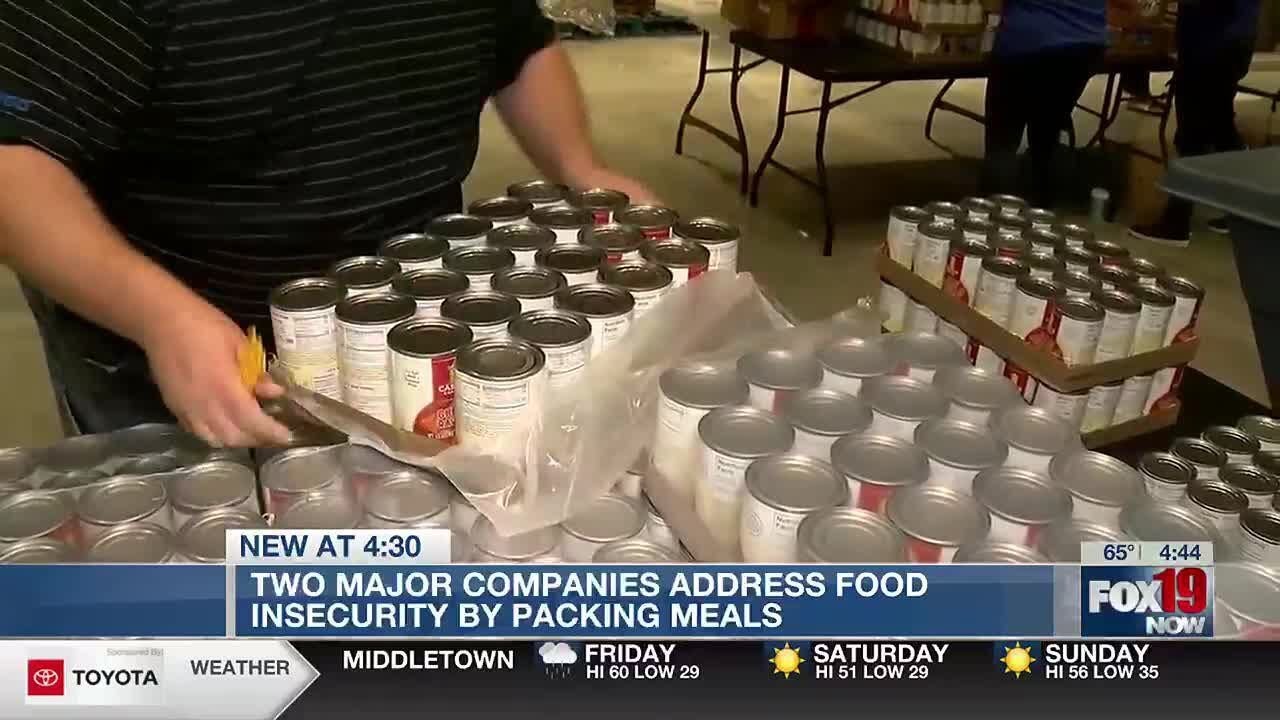 2 major companies address food insecurity by packing meals
