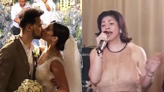 Regine Velasquez Sings “Araw Gabi” at BILLY COLEEN WEDDING