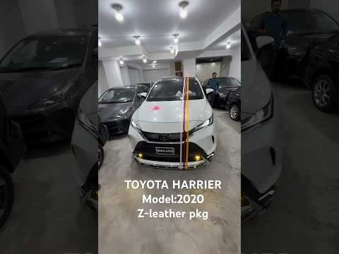 Toyota Harrier Z-leather pkg 2020 model#bestluxury #automobile #Toyota cars #shorts