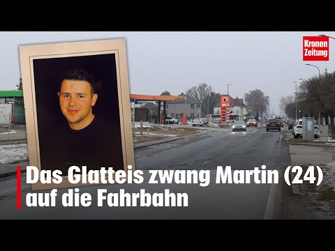 Black ice forced Martin (24) onto the road | krone.tv NEWS