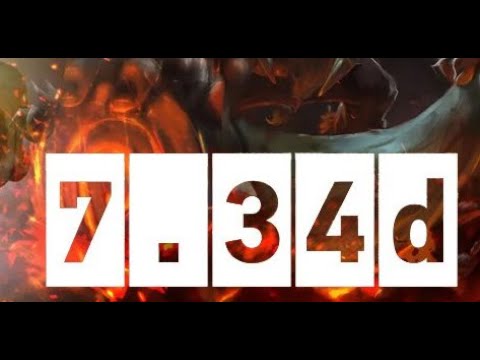 DOTA 2 PATCH 7.34D notes #dota2 #dota #dota2gameplay