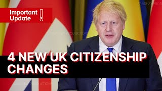 UK ANNOUNCES 4 BIG CHANGES IN UK CITIZENSHIP PATHWAY