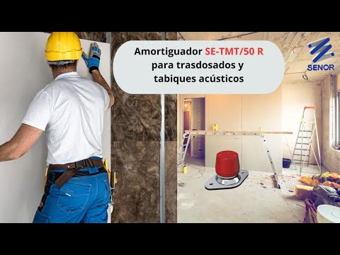 TRASDOSADOS y TABIQUES ACÚSTICOS con amortiguadores SE-TMT/50 R