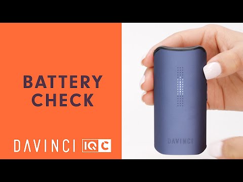 How To Check Your Battery Levels on Your IQC Vaporizer