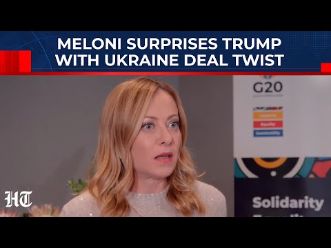 On Cam: Meloni Surprises Trump With Ukraine Deal Twist| Italy Going Against Europe Allies On Russia?