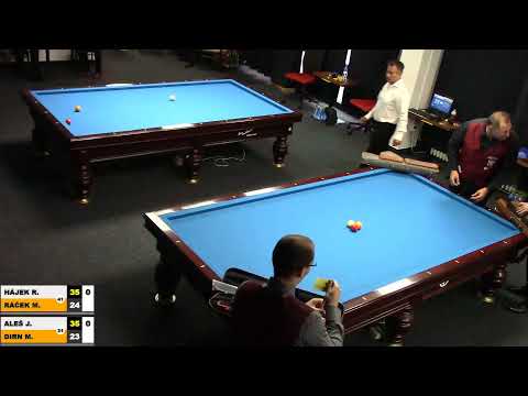 Czech Tournament 3-cushion IT MT Marcel Dirn v Jan Aleš