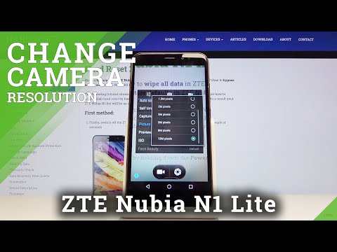How to Change Image Quality in ZTE Nubia N1 Lite – Find Camera Quality Settings