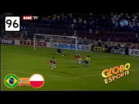 amistoso 1996 - Brasil 3x1 Polônia