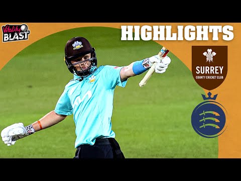 Pope Impresses in London Derby! | Surrey v Middlesex - Highlights | Vitality Blast 2021