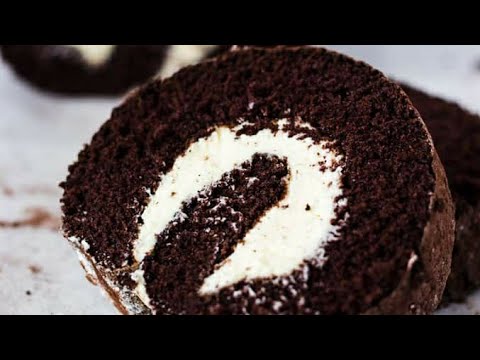 Chocolate Swiss Roll Recipe in telugu by padmaja priya