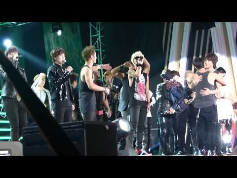 [HD]130115 GOLDEN DISK AWARDS - SJ WINNING DAESANG & ENCORE STAGE & ENDING (SJ & EXO FOCUS)