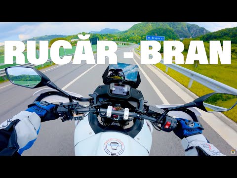 Culoarul Rucăr-Bran cu Motocicleta – Drum în Lucru, Semafoare și Pietriș până la Izvorul Rece (2025)