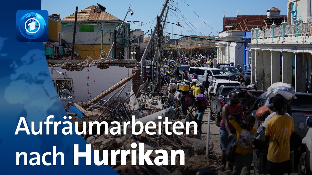 Aufräumarbeiten nach Hurrikan „Melissa“ in der Karibik