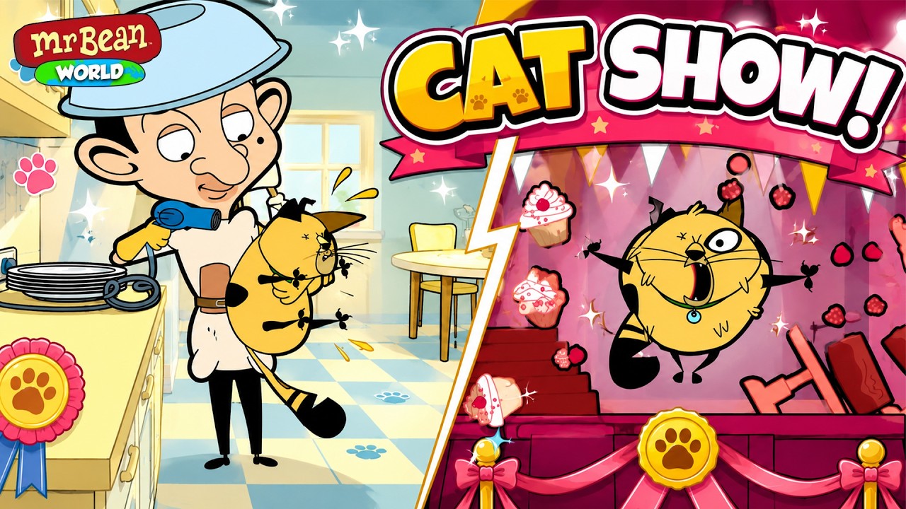 Mr. Bean's Funny Cat Show Adventure! | 4K | Funny Episodes | Mr Bean World