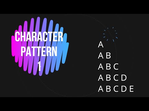 Character Pattern 1 Patterns In Java Patterns Thecodingduniya Programming Coding Youtube