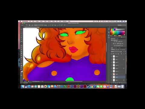 Drawing Starfire Speed Paint Photoshop CS6