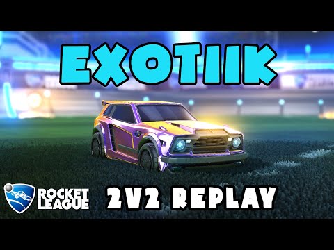 ExoTiiK Ranked 2v2 POV #188 - ExoTiiK & Sotex VS smashy & kiermonster - Rocket League Replays