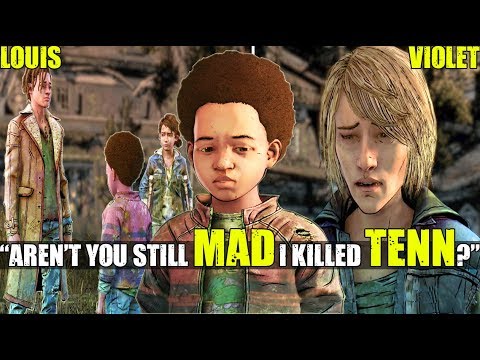AJ asks Violet & Louis “Aren’t you still MAD I killed Tenn?” (All Dialogue) TWD TFS