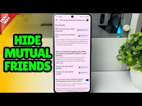 How to hide mutual friends on facebook (2026)