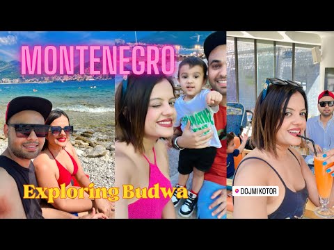 London to Montenegro part 5 | Is Budwa better than Kotor ?? | Best Beaches in Montenegro 🇲🇪