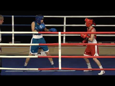 Бокс. Турнир Шопокова-2022. 48 кг Финал. Фарзона Фозилова (Узбекистан)-Маржона Савриева (Узбекистан)