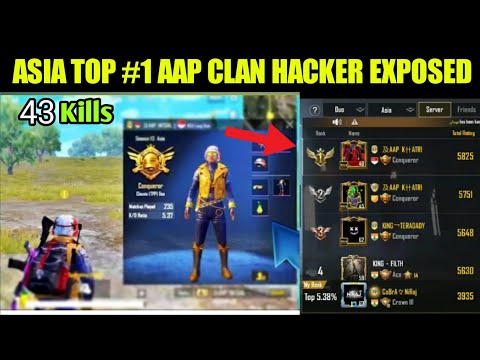 ASIA NO 1 DUO PLAYERS HACKING EXPOSED🔥 AAP CLAN MEMBERS HACKERS IN MY MATCH🔥CONQUERER PUBG MOBILE