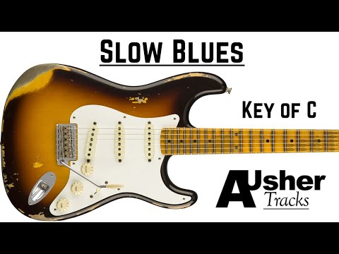 Slow BB King Blues in C | Guitar Backing Track | Key of C