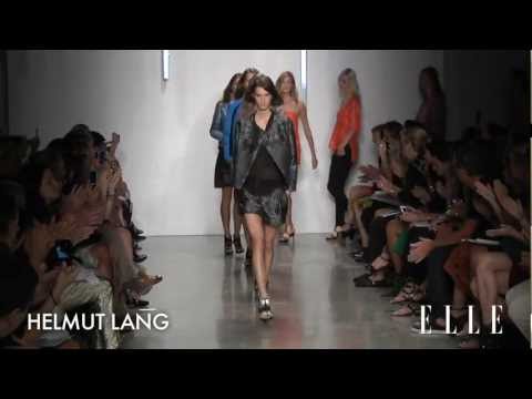 Helmut Lang 2013 S/S Runway Show | New York Fashion Week | ELLE TV