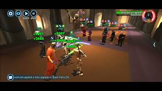 SEE counter GG vs SEE (SWGOH TW) Sidious omicron