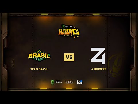 Team Brazil vs 4 Zoomers, Monster Energy DOTA Summit 13: NA, bo2, game 1 [Mila & Adekvat]